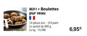 Thiriet Boulettes Pur Veau offre