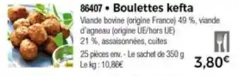 Boulettes Kefta