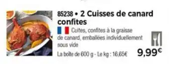 Thiriet 2 Cuisses De Canard Confites offre