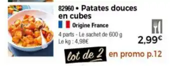 Patates Douces En Cubes