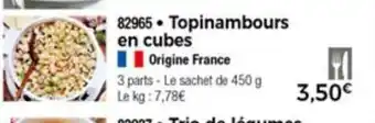 Thiriet Topinambours En Cubes offre