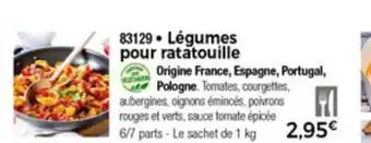 Thiriet Lègumes Pour Ratatouille offre