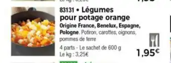 Thiriet Lègumes Pour Potage Orange offre