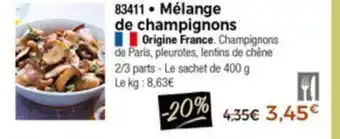 Thiriet Mèlange De Champignons offre