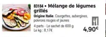 Thiriet Mèlange De Lègumes Grillès offre