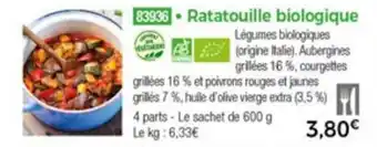 Thiriet Ratatouille Biologique offre