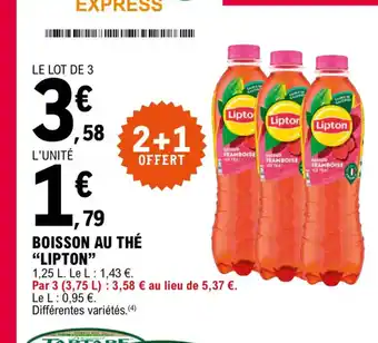 BOISSON AU THĂ "LIPTON"