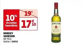 Auchan Jameson - whisky offre