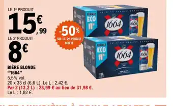 BIÈRE BLONDE "1664"