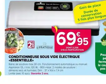 Kiriel CONDITIONNEUSE SOUS VIDE ÉLECTRIQUE offre