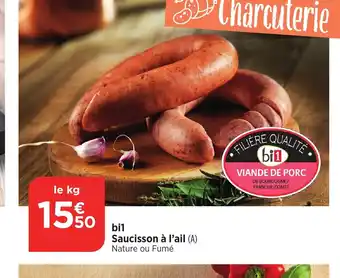 Bi1 Saucisson à l'ail offre