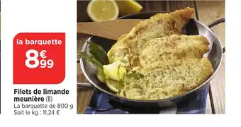Bi1 Filets de limande meunière (B) offre