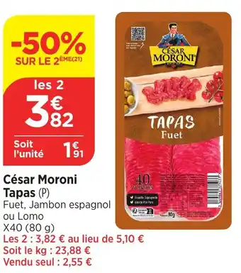 Bi1 César Moroni offre