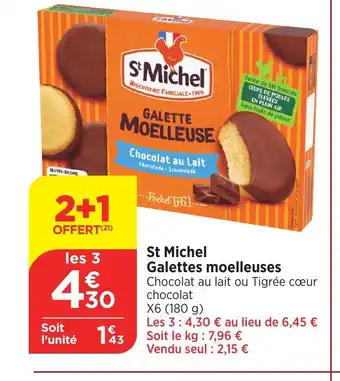 Bi1 St Michel Galettes moelleuses offre