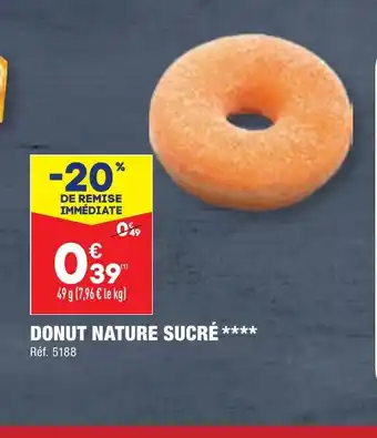 ALDI DONUT NATURE SUCRÉ offre