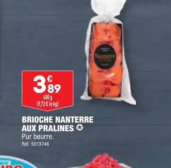 ALDI BRIOCHE NANTERRE AUX PRALINES offre