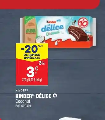ALDI KINDER® DÉLICE offre