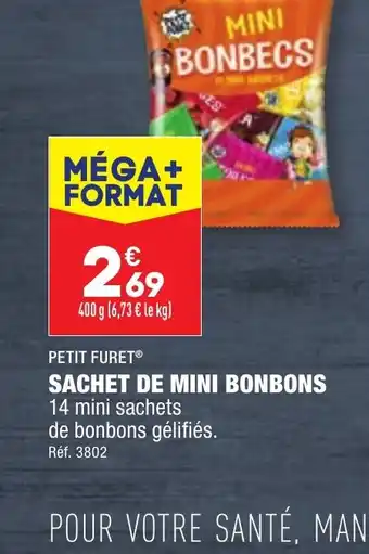 ALDI SACHET DE MINI BONBONS offre