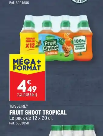 ALDI FRUIT SHOOT TROPICAL offre