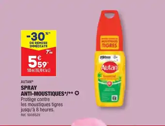 ALDI SPRAY ANTI-MOUSTIQUES offre