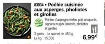 Thiriet Poelèe Cuisinèe Aux Asperges, Pholiotes Et Girolles offre