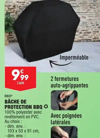 ALDI BÂCHE DE PROTECTION BBQ offre