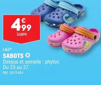 ALDI SABOTS✪ offre
