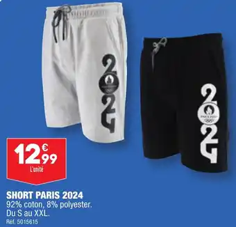 ALDI SHORT PARIS 2024 offre