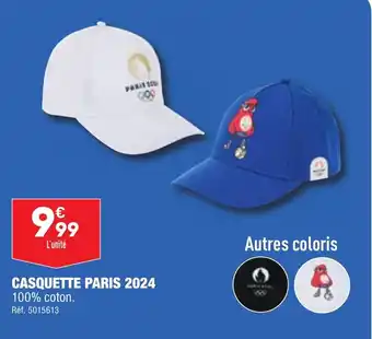 ALDI CASQUETTE PARIS 2024 offre