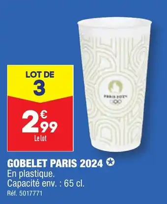 ALDI GOBELET PARIS 2024 offre