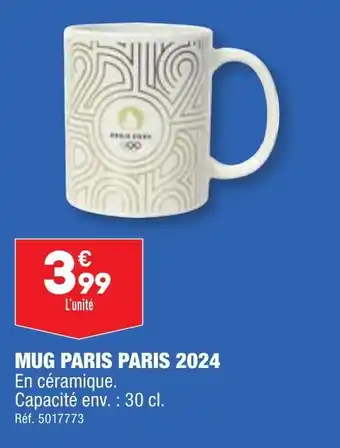 ALDI MUG PARIS PARIS 2024 offre