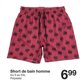 Zeeman Short de bain homme offre