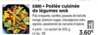 Thiriet Poèlèe Cusinèe De Lègumes Wok offre