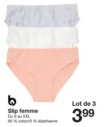 Zeeman Slip femme offre