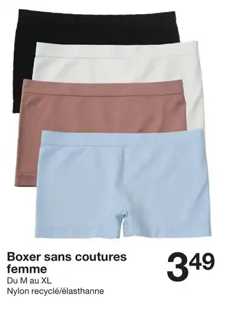 Zeeman Boxer sans coutures femme offre