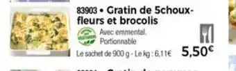Thiriet Gratin De 5Choux-Fleurs Et Brocolis offre