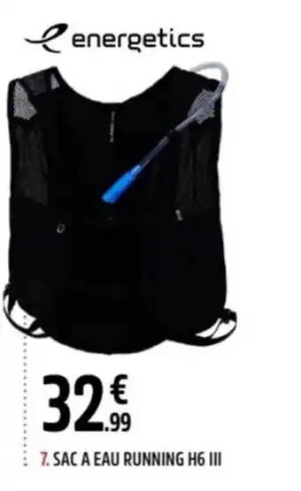 Intersport SAC A EAU RUNNING H6 III offre