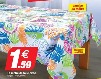 Bazarland Le mètre de toile cirée offre