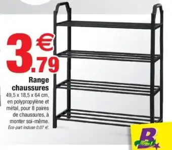 Bazarland Range chaussures offre