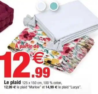 Bazarland Le plaid 125 x 150 cm, offre