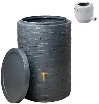 Bricorama Kit cuve ARRONDO 250 L Gris graphite - Ø 65 x 93 cm offre