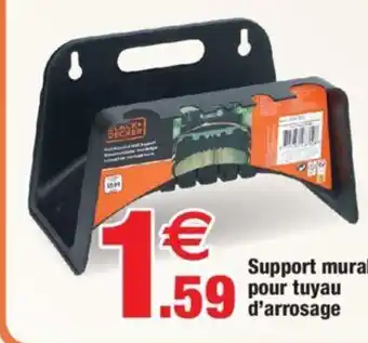 Bazarland Support mural pour tuyau d'arrosage offre