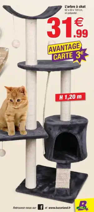Bazarland L'arbre à chat offre