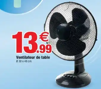 Bazarland Ventilateur de table offre
