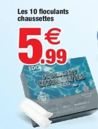 Bazarland Les 10 floculants chaussettes offre