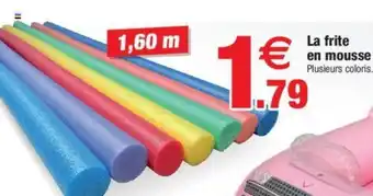 Bazarland La frite en mousse offre