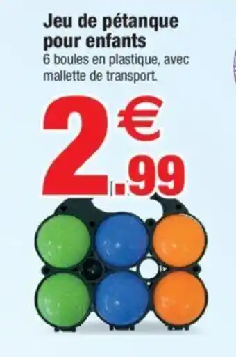 Bazarland Jeu de pétanque pour enfants offre