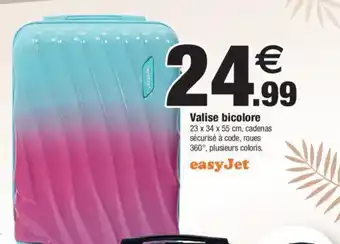 Bazarland Valise bicolore offre