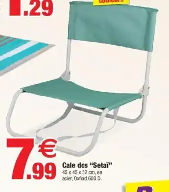 Bazarland Cale dos "SetaÏ" offre