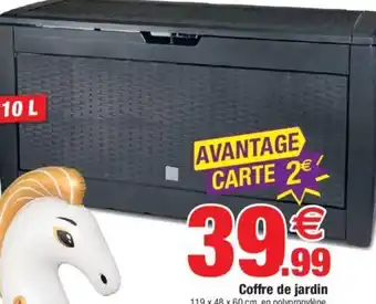 Bazarland Coffre de jardin offre
